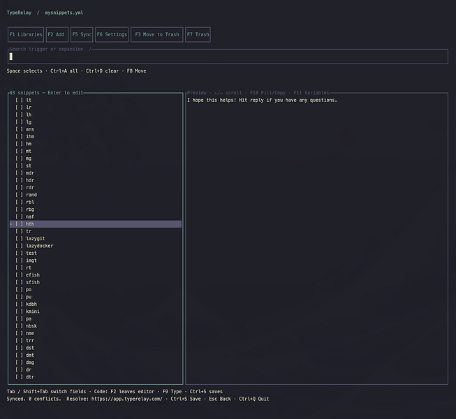 Typerelay