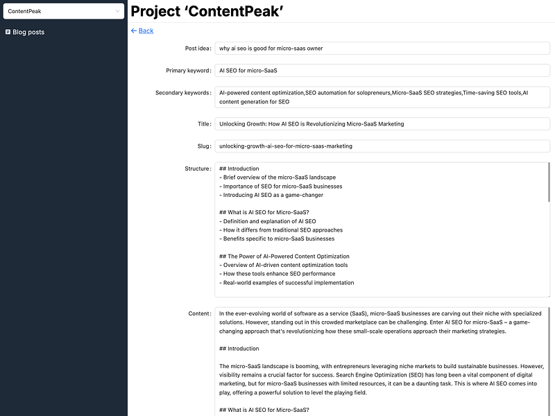 ContentPeak