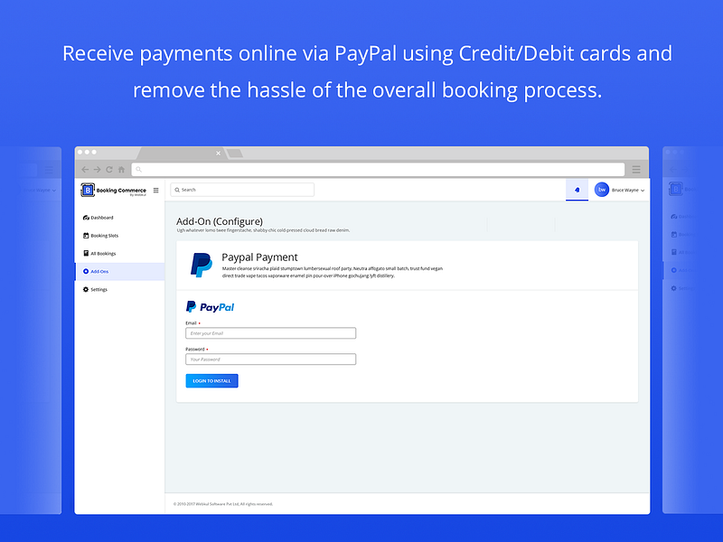 Booking Commerce