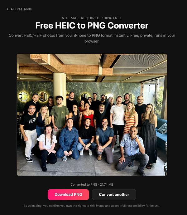 Screenshot of an online HEIC to JPG image conversion webpage with UI elements and conversion instructions.