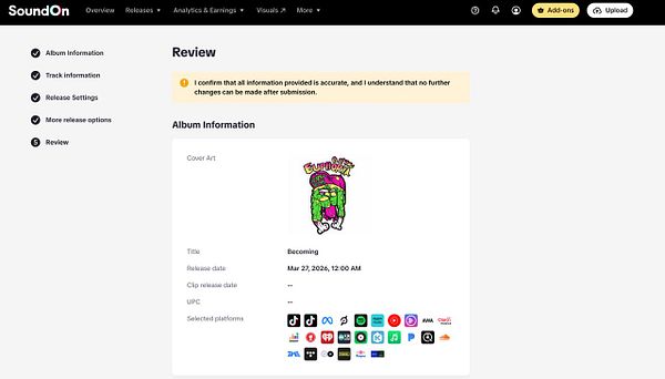 Cover of a retro music album titled 'Speak My Mind' by artist 'Perth',