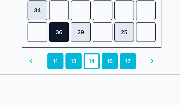 The image displays a game interface featuring a grid and navigation controls.