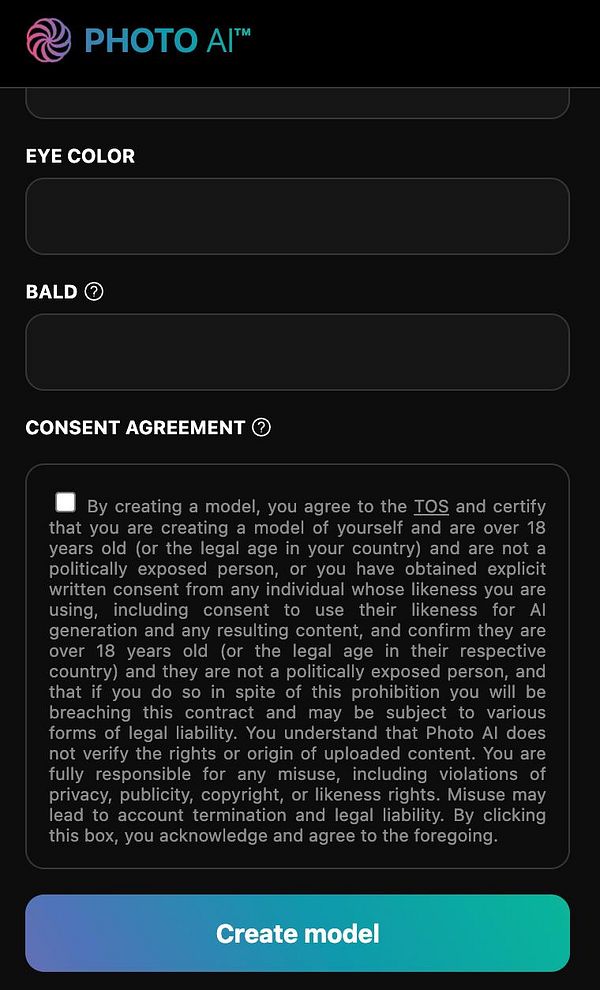 Mobile app screen showing a training tab interface with content cutoff at the bottom and navigation elements.