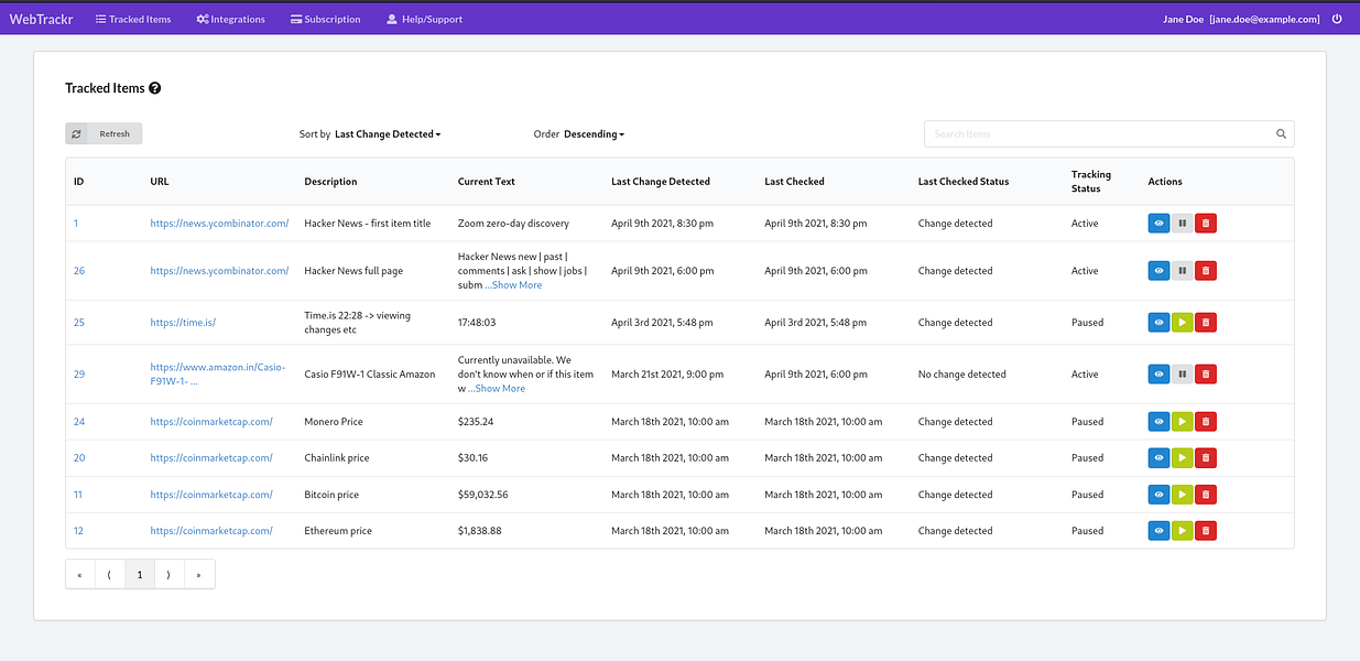 Webtrackr