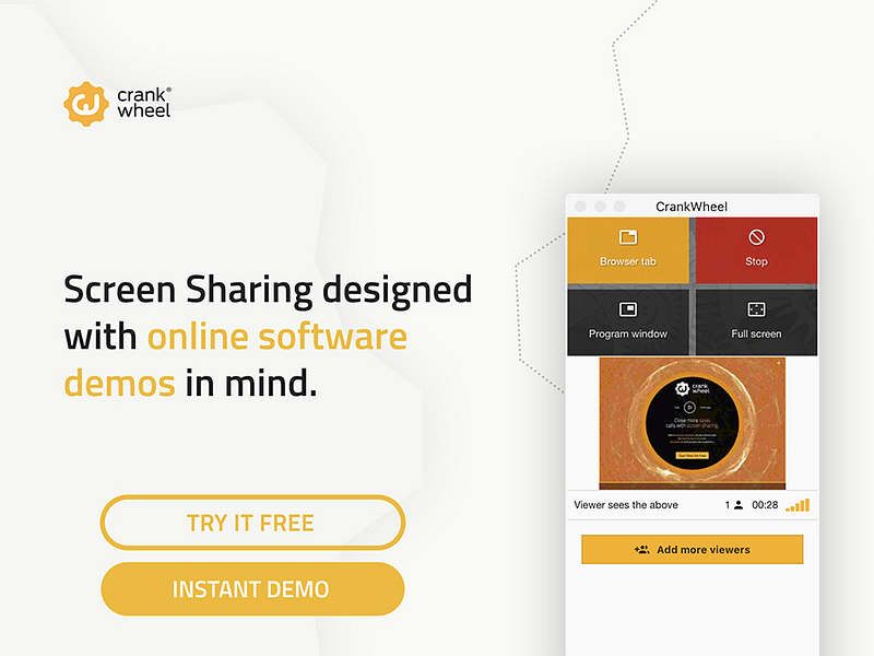 CrankWheel Instant Demos