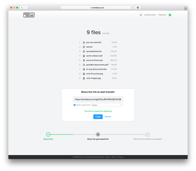 Sendsecure.io