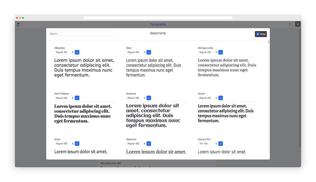 Comet - Page builder