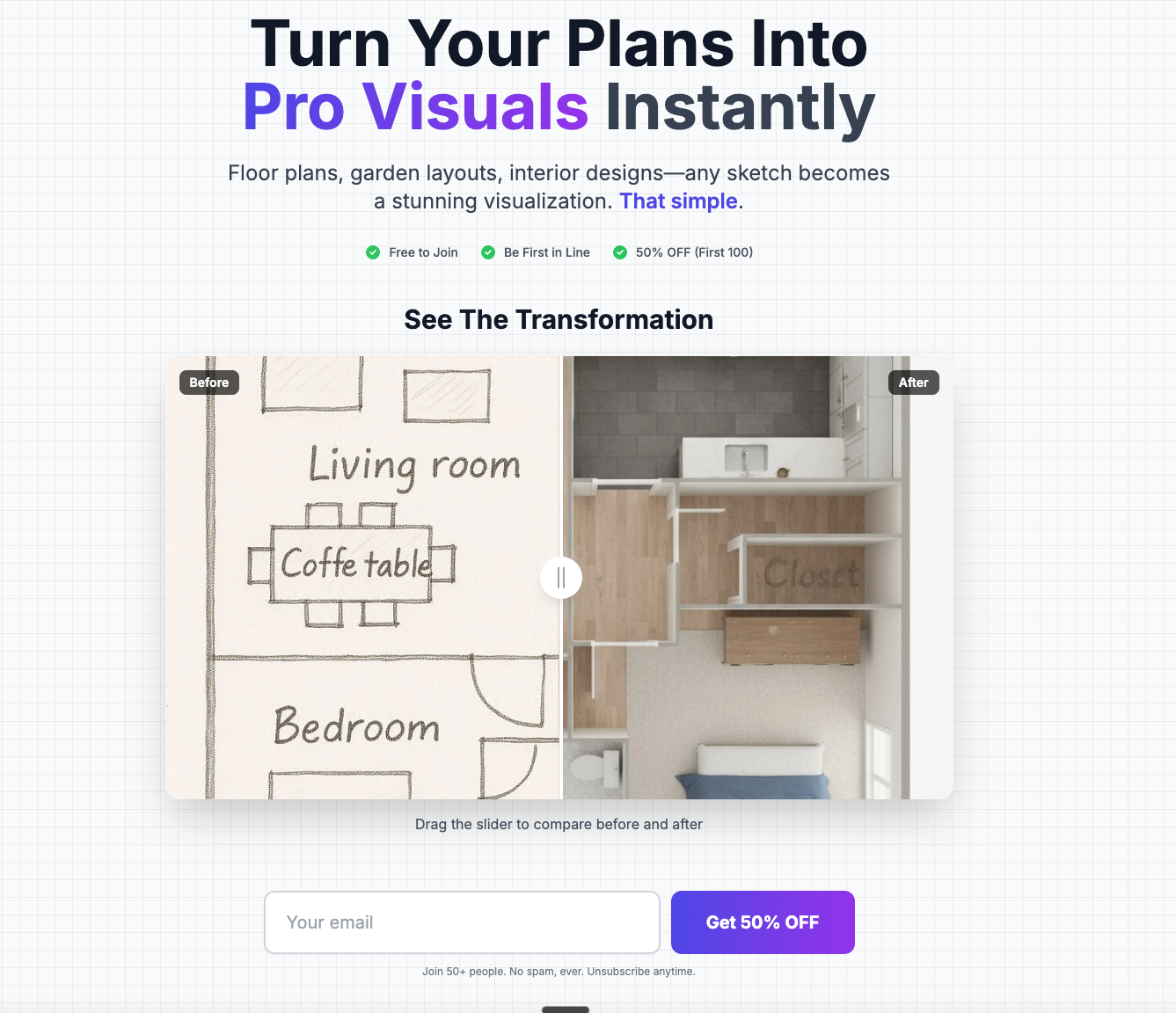 Plan2Viz: Turn Your Plans Into Pro Visuals Instantly | BetaList