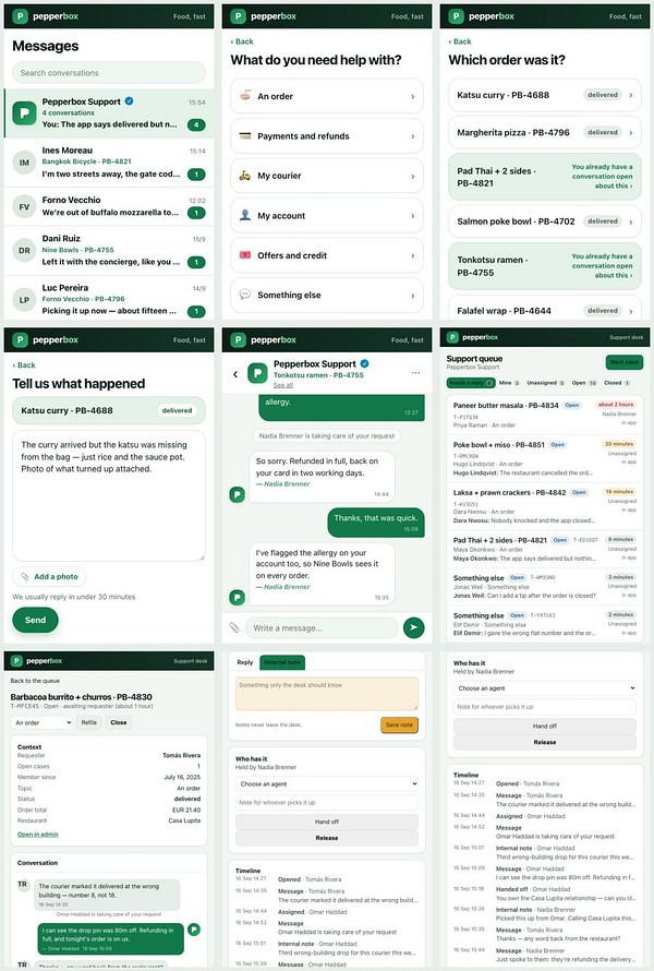 Screenshot of a GitHub release page for Ruby gem 'support_desk' with installation and usage instructions.