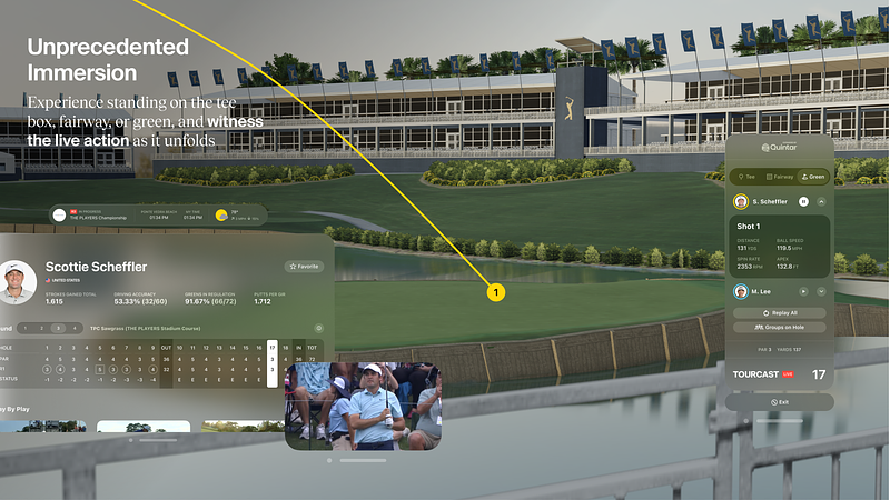Screenshot of PGA TOUR Vision