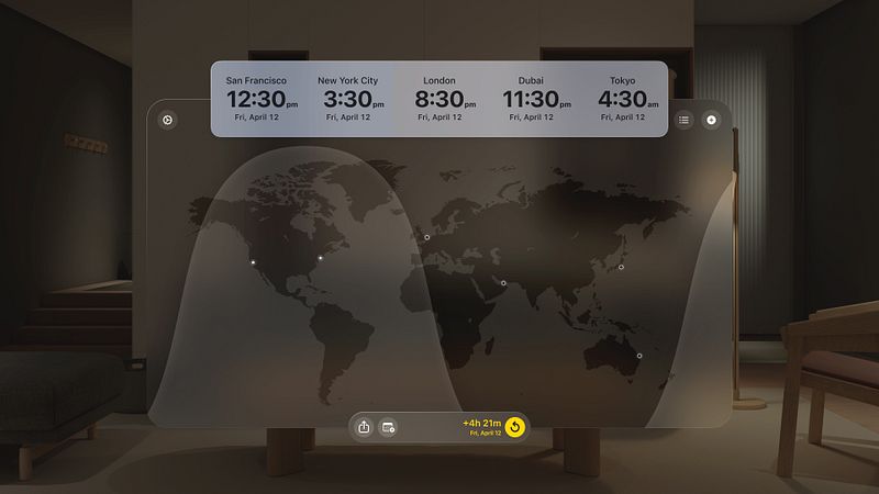 Screenshot of World Time Clock Master