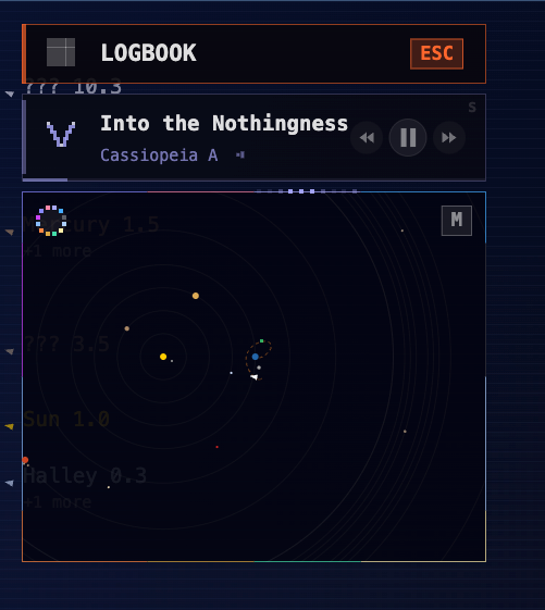 Minimap interface screen with color-coded markers and directional arrows in a video game environment.