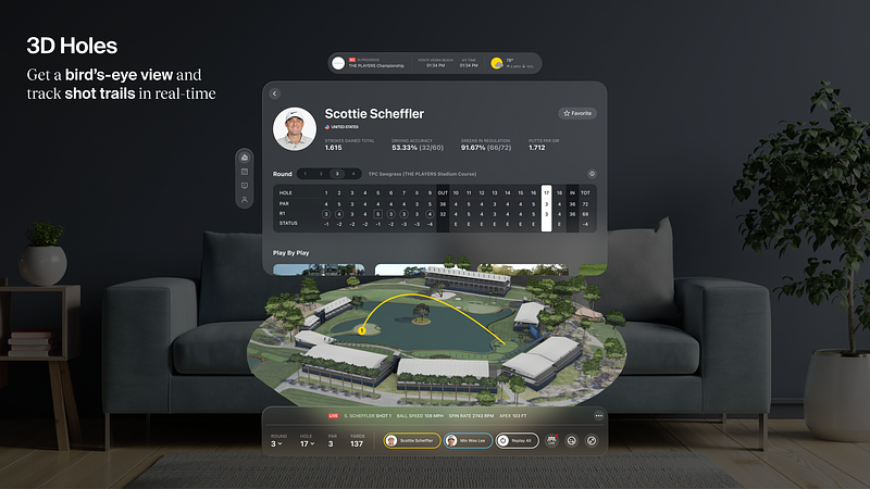 Screenshot of PGA TOUR Vision