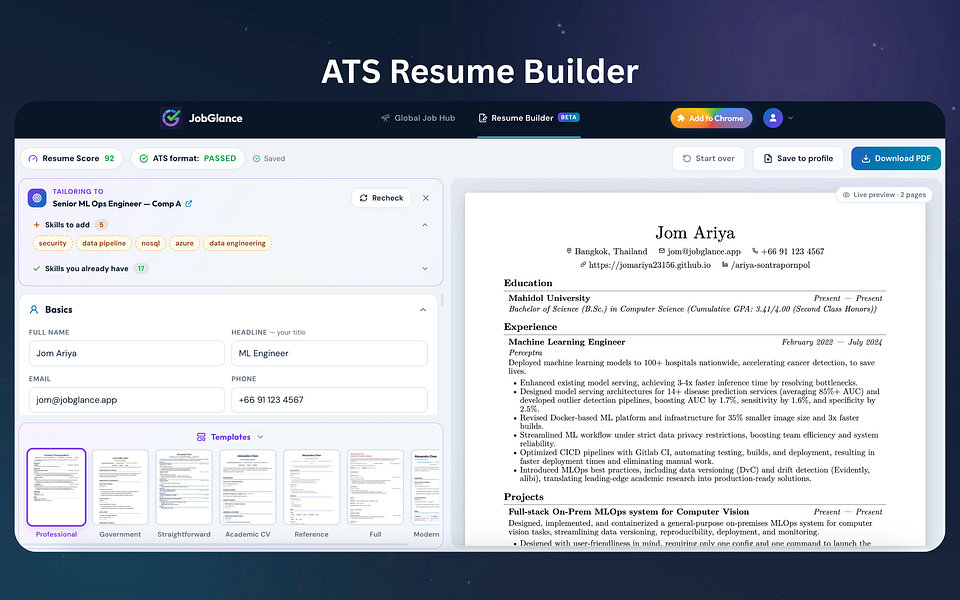 JobGlance