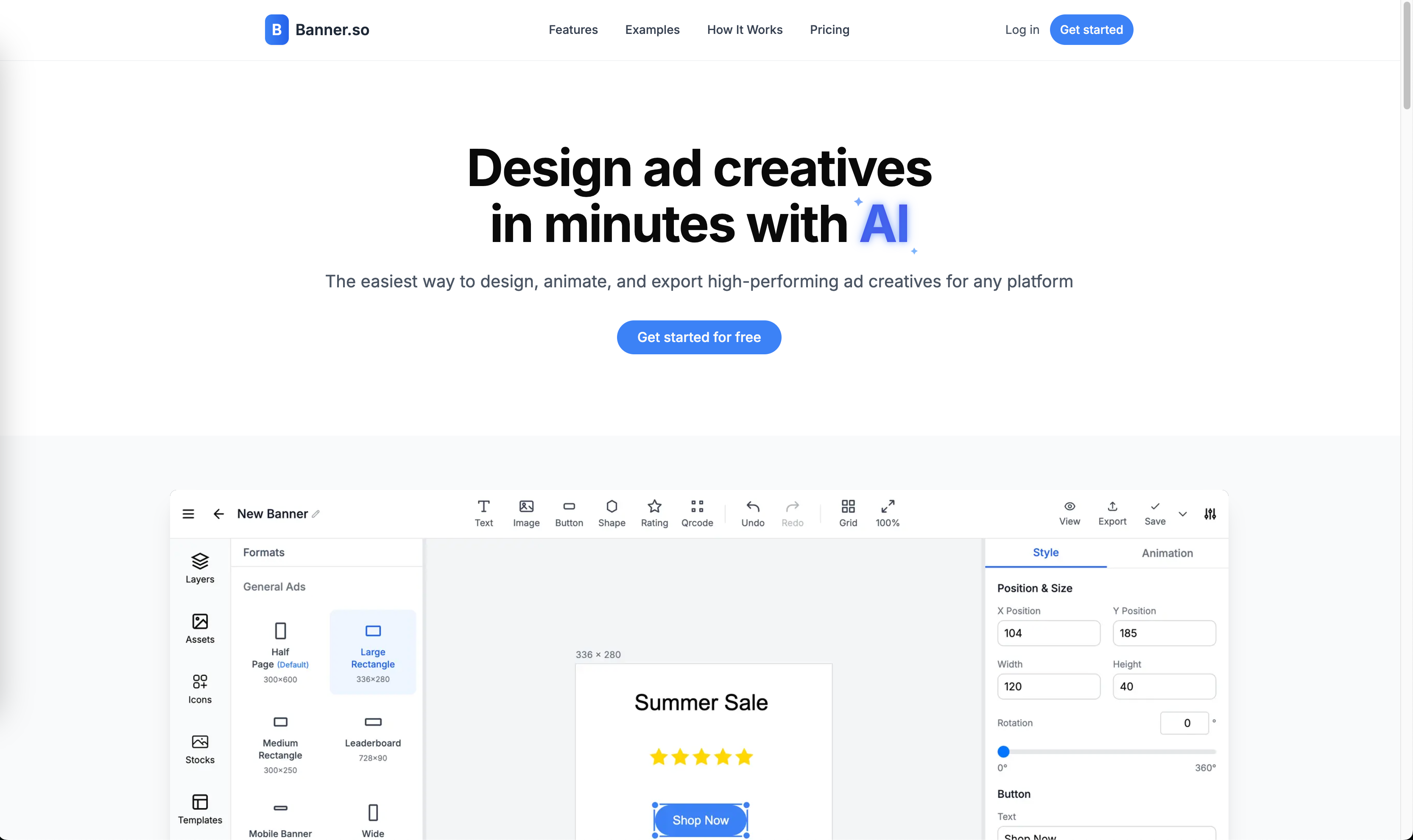 Banner.so: Create ads with AI in minutes