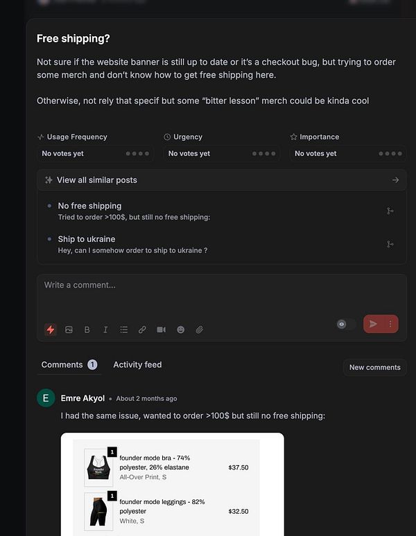 Screenshot of a Shopify checkout page with an error message about an invalid coupon code.