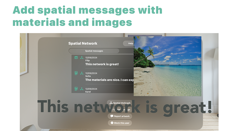 Screenshot of Spatial Network