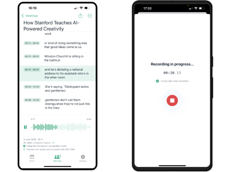 Notiq — Private Voice Memos: AI-powered note-taking with