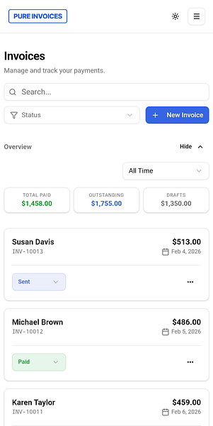 Pure Invoices