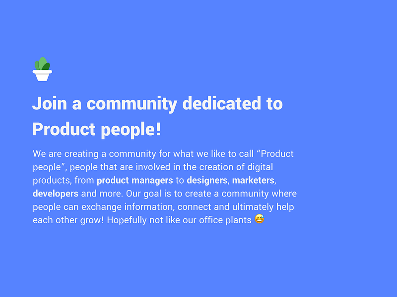 ProductPlant