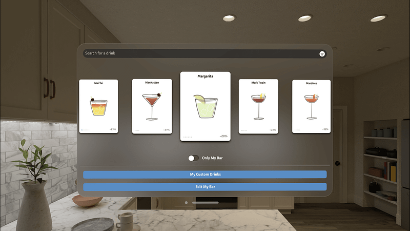 Screenshot of DrinkSmith: Home Bartender