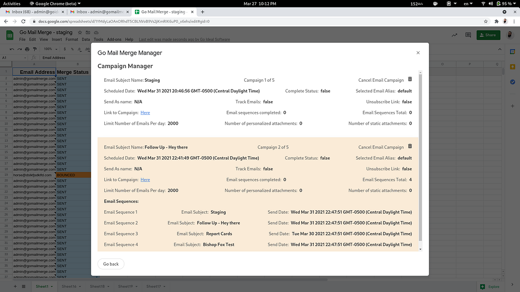 Go Mail Merge