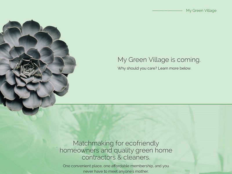 My Green Village