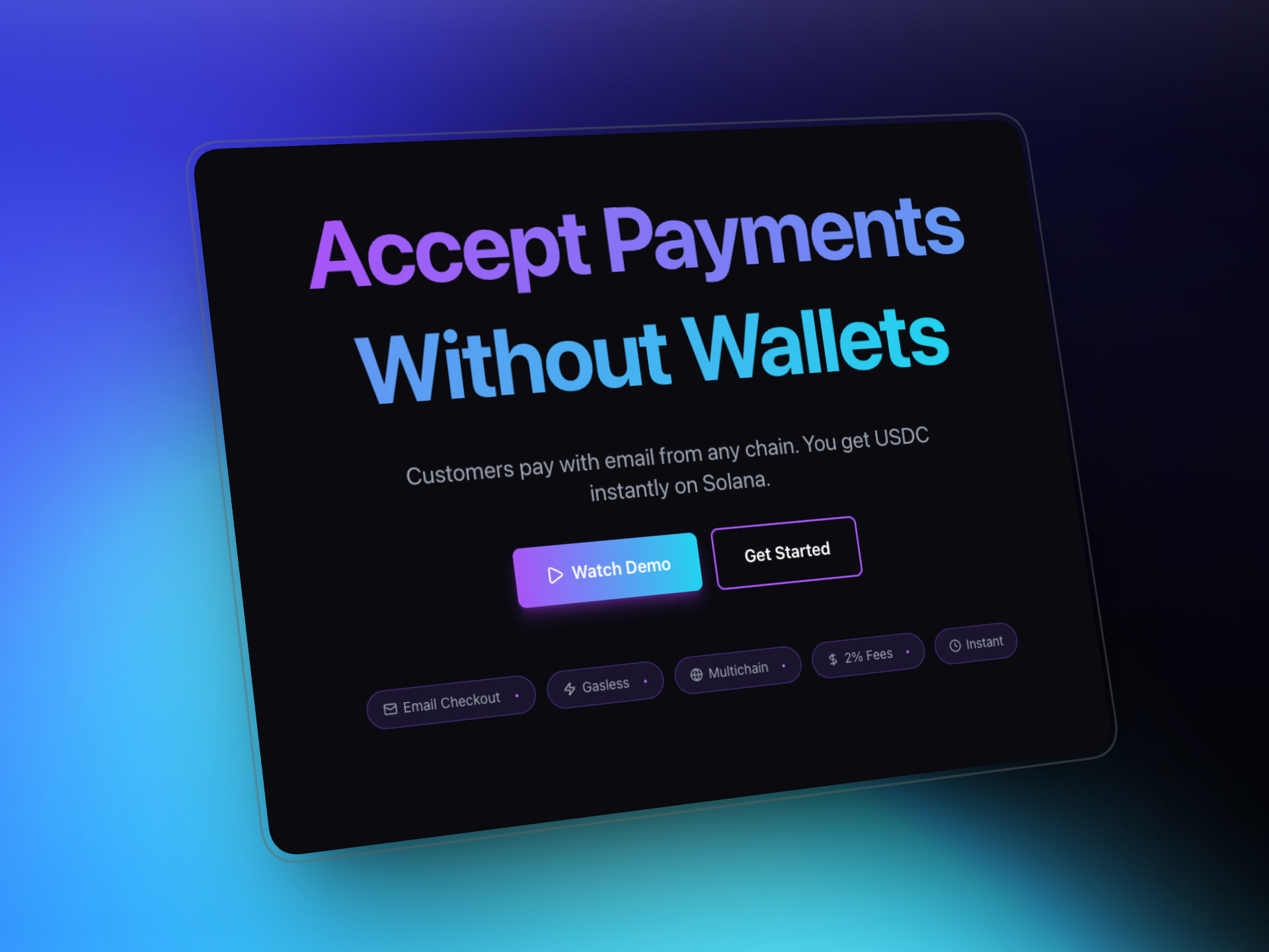 Settlr: Accept crypto via email and receive instant USDC | BetaList