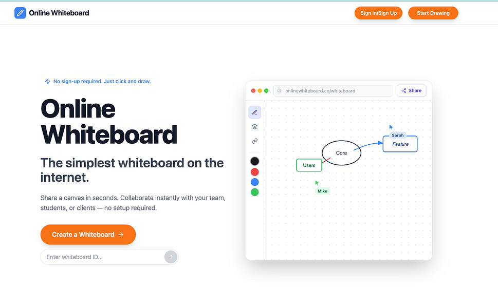 Online Whiteboard
