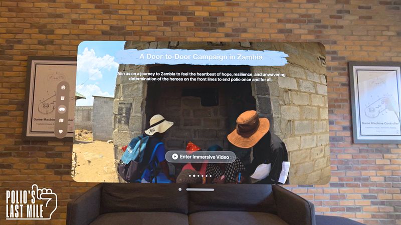 Screenshot of Polio's Last Mile