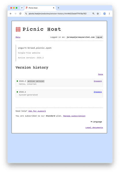 Picnic Host