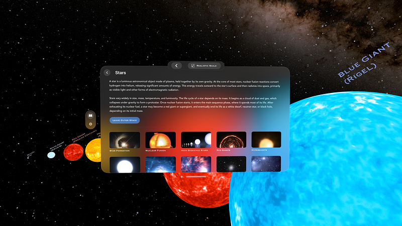 Screenshot of Encyclopedia GalacticAR