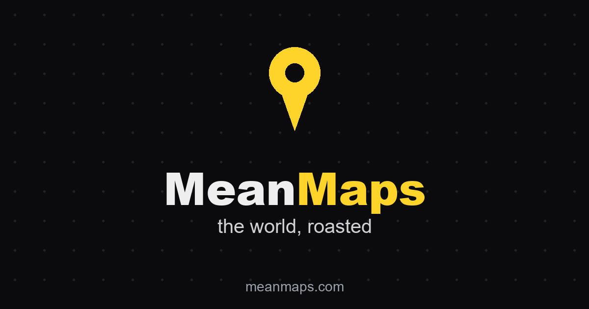MeanMaps: Crowdsourced satirical city maps with funny | BetaList