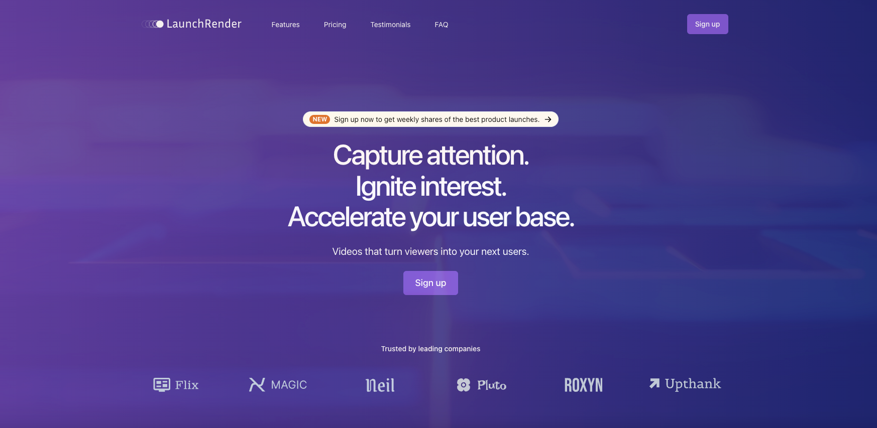 LaunchRender: Create Captivating Videos from Text in