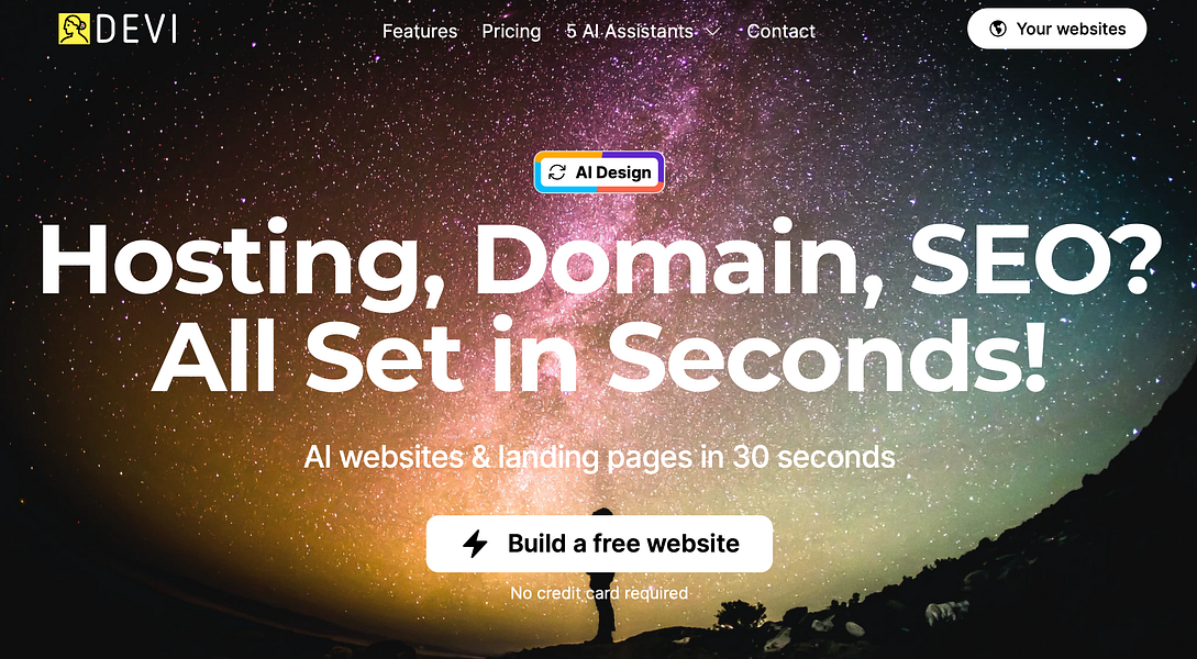 AI Landing Pages & AI Websites