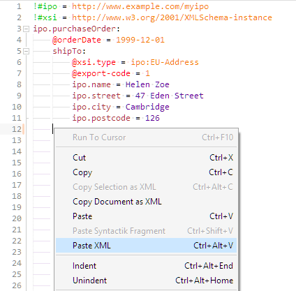 Syntactik Editor