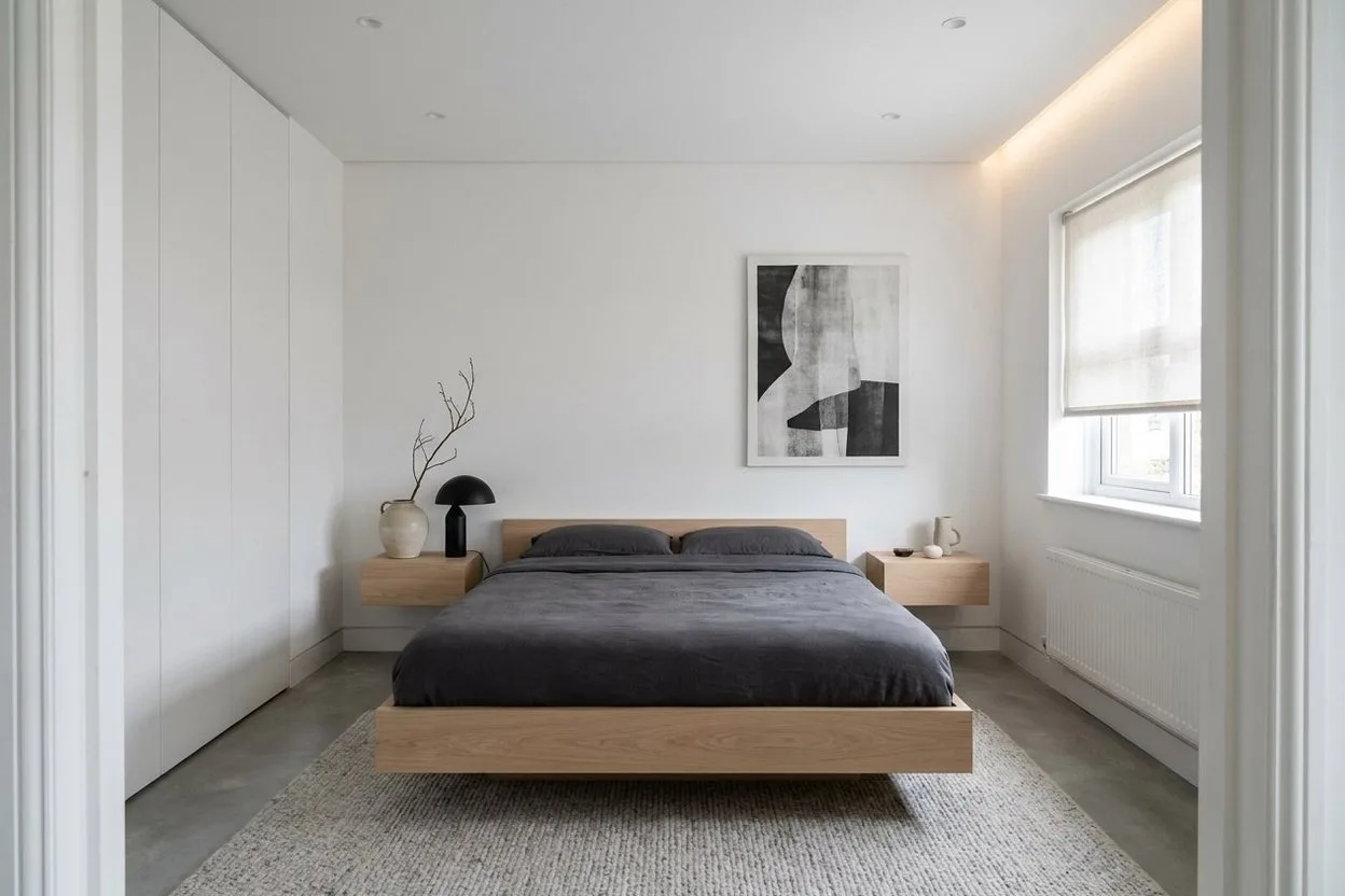 The same bedroom in the Minimalist style