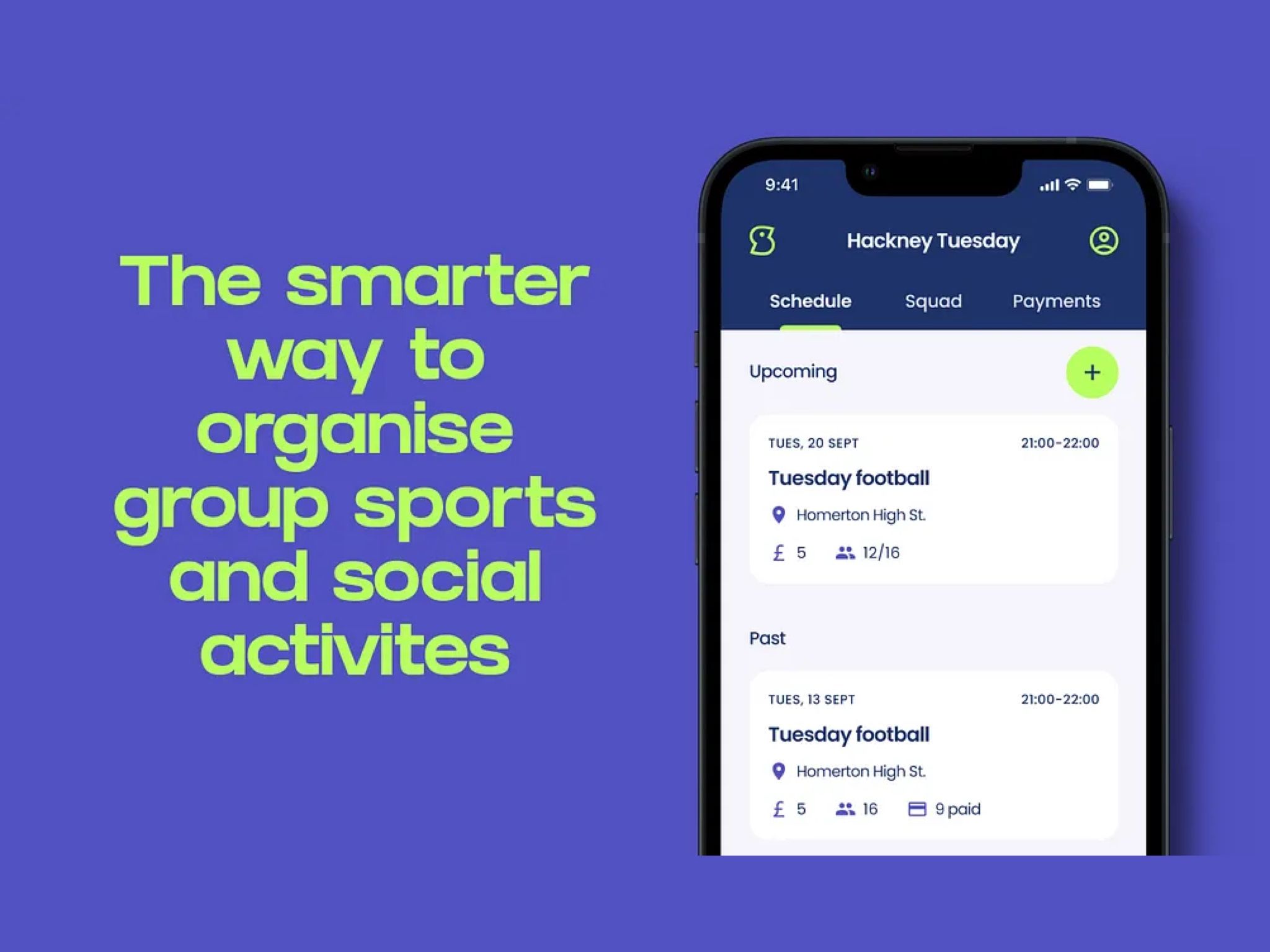Squaddle: Organise group sports & social activities through | BetaList