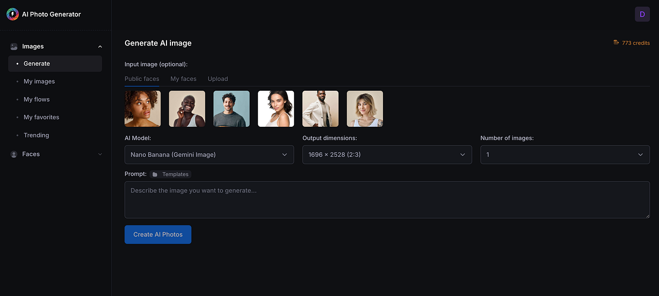 AI Photo Generator
