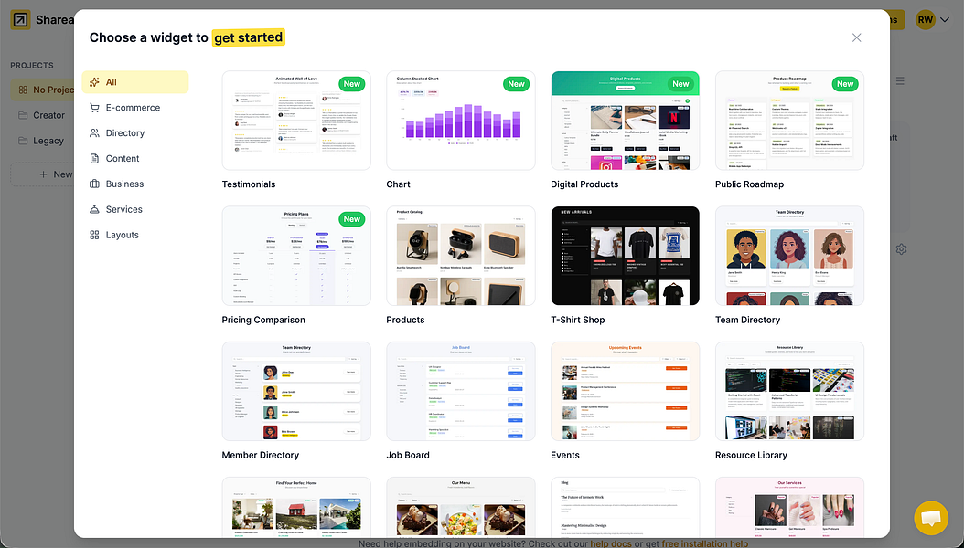 Shareables