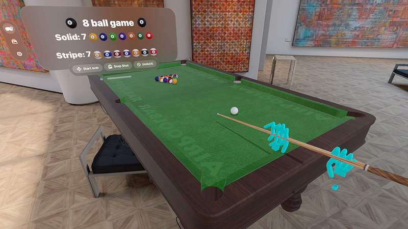 Screenshot of Air Poolbar