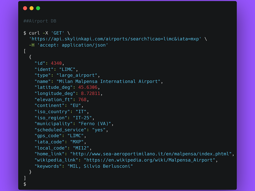 «Skylink API» - dünya üzrə real vaxt aviasiya məlumat platforması