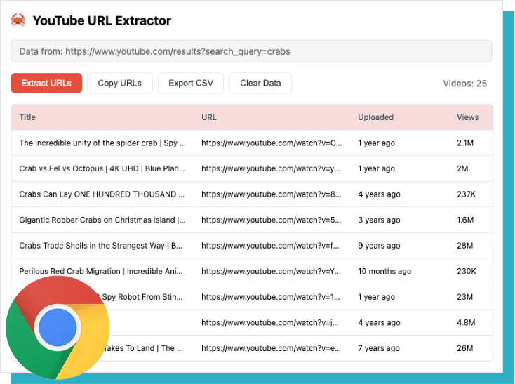 YouTube URL Extractor: Download all links & metadata from | BetaList