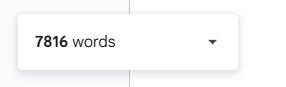 A word count display shows 7816 words.