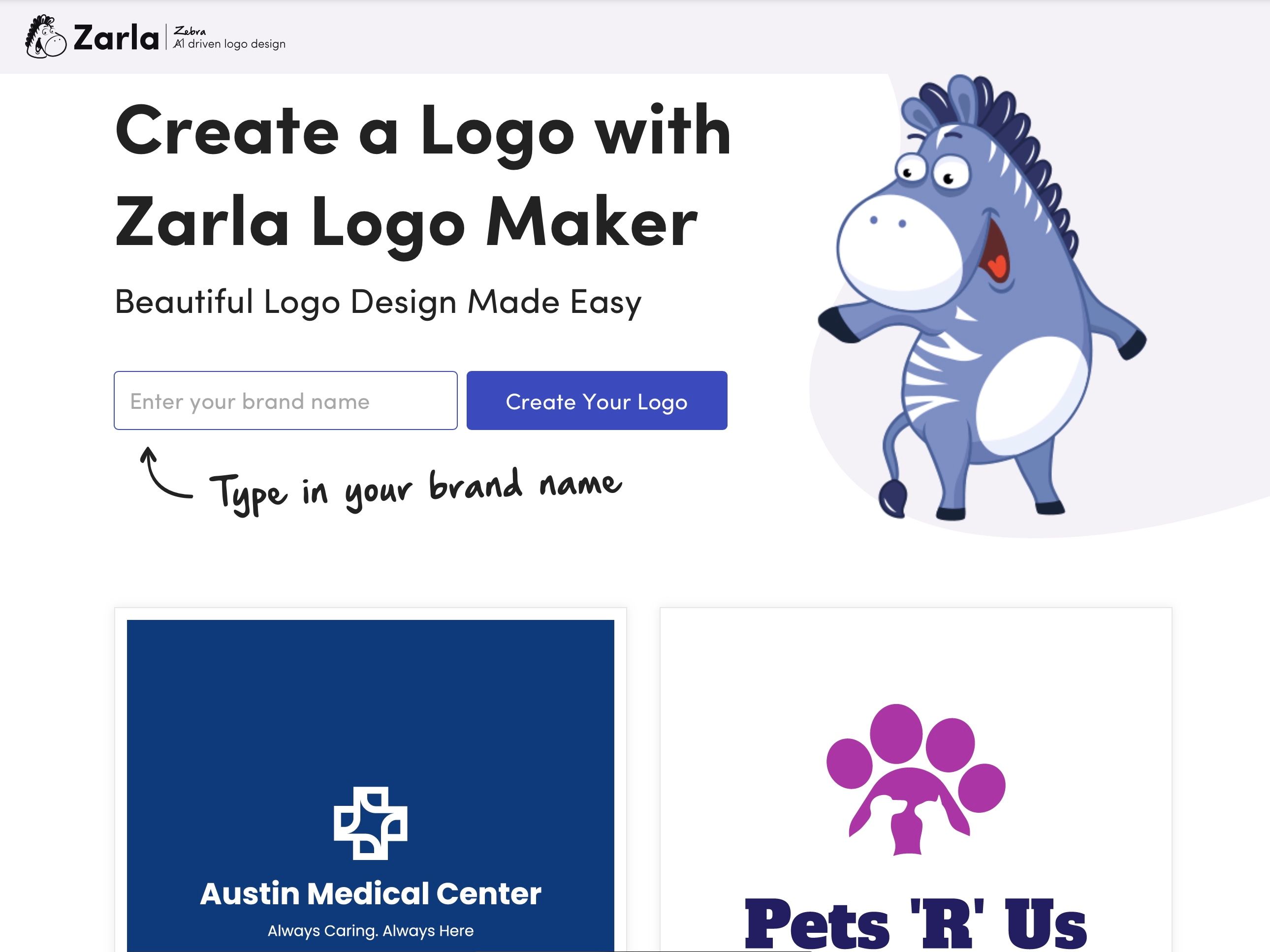 Zarla Logo Maker: Create a stunning logo in minutes | BetaList