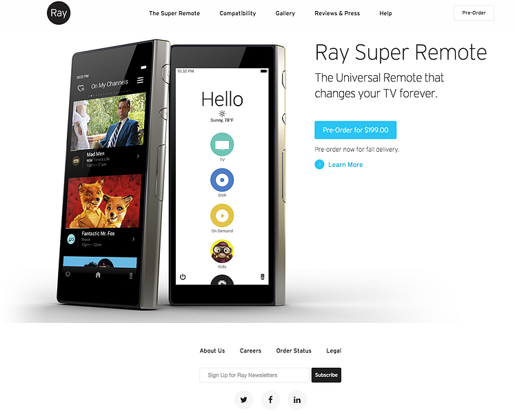 Ray Super Remote