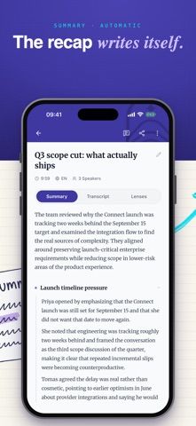 Neural Summary: Turn any meeting into action items, emails, | BetaList