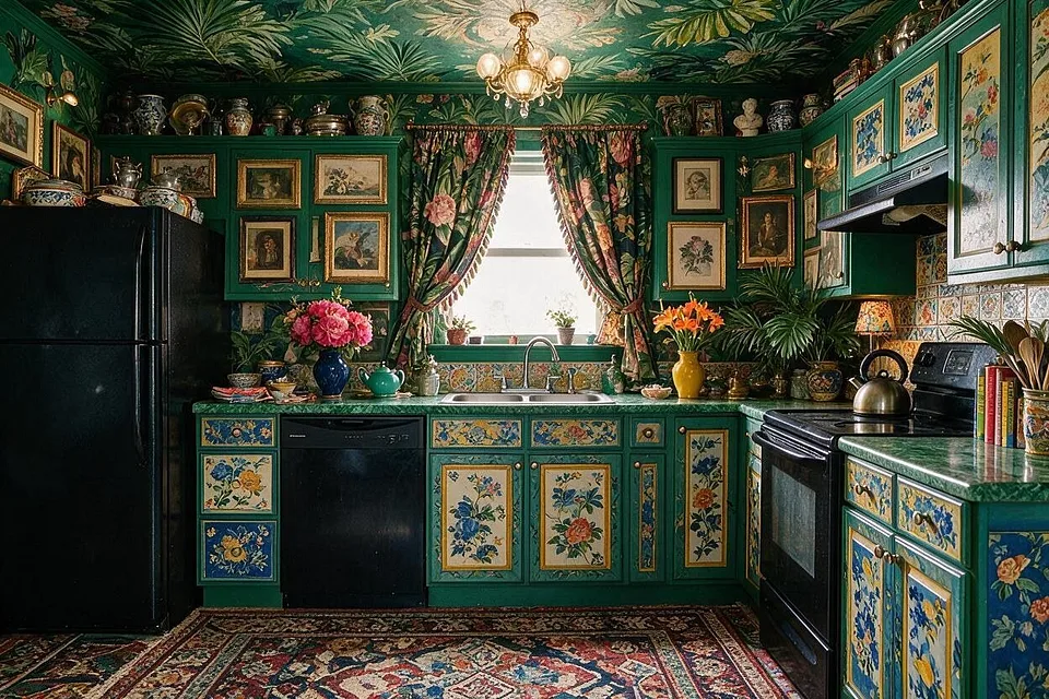 A room in the Maximalist style