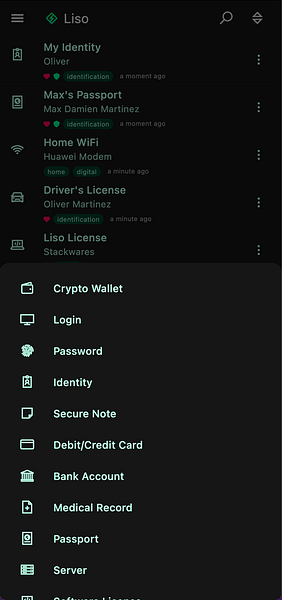 Liso Password Manager