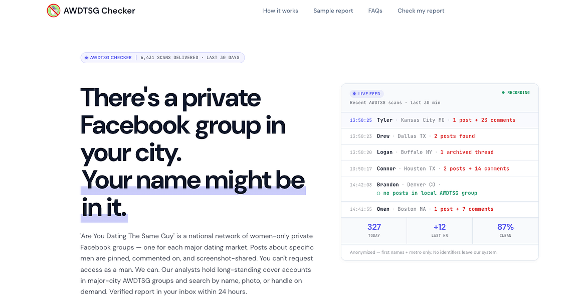 AWDTSG Checker